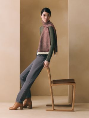 レッド - レディス カシミヤショール＆ストール | Hermès - エルメス